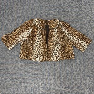 Victor Alfaro Leopard Print Cropped Jacket
Embellished Plus Size 24W